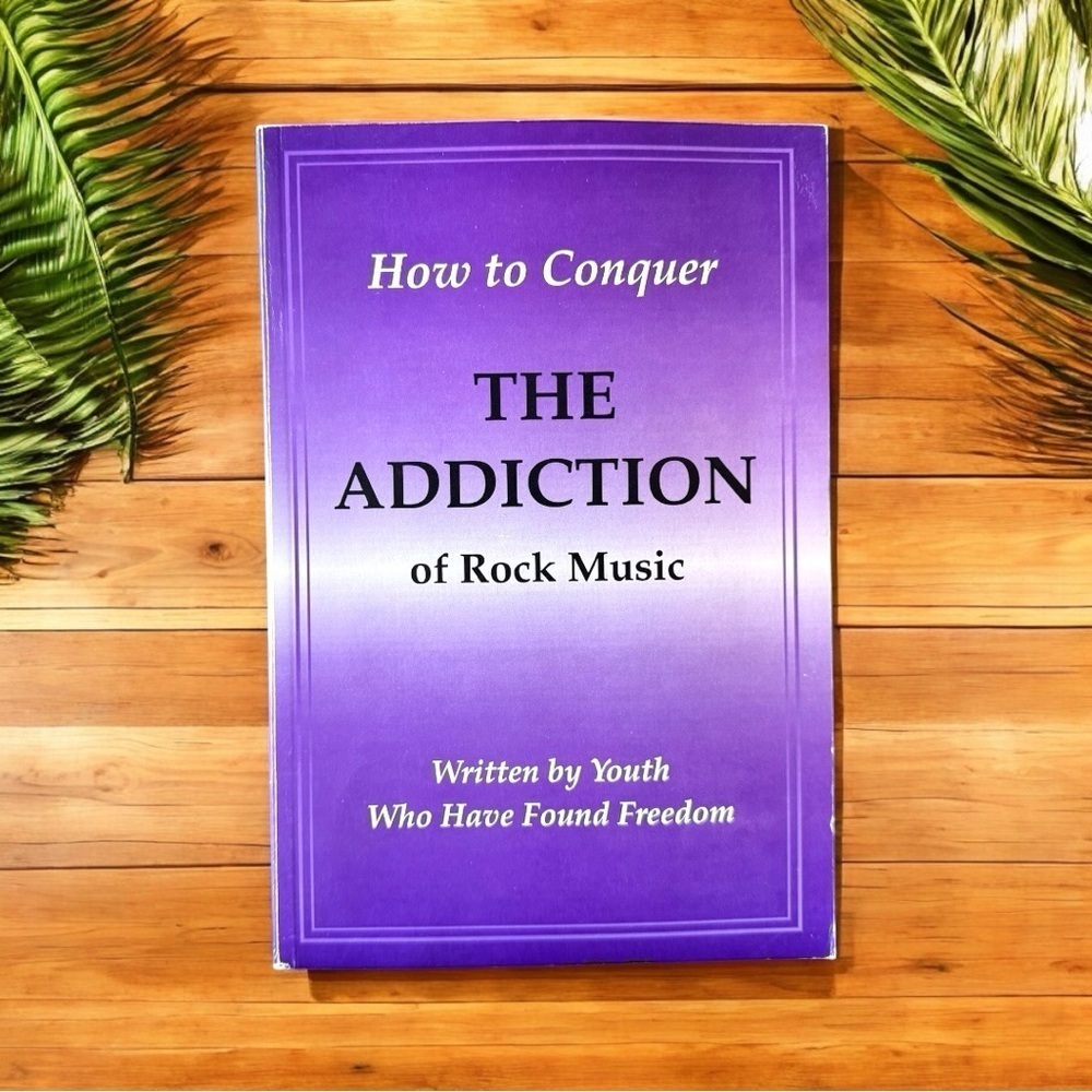 How to Conquer the Addiction of Rock Music Paperback Book 1993 - Rare